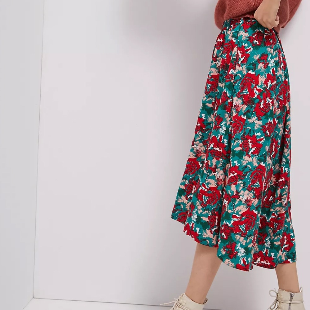 Anthropologie Miley Ruffled Midi Skirt - Picture 9 of 14